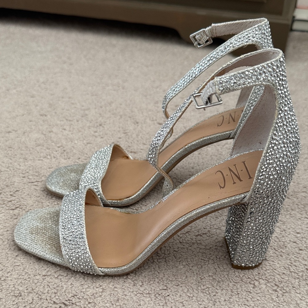 INC Sequin Heels